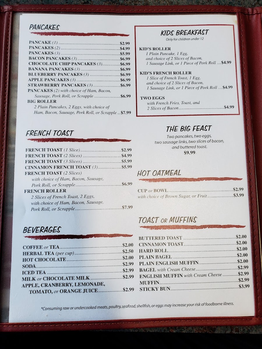 Mt Bethel Diner Menu - Image 2