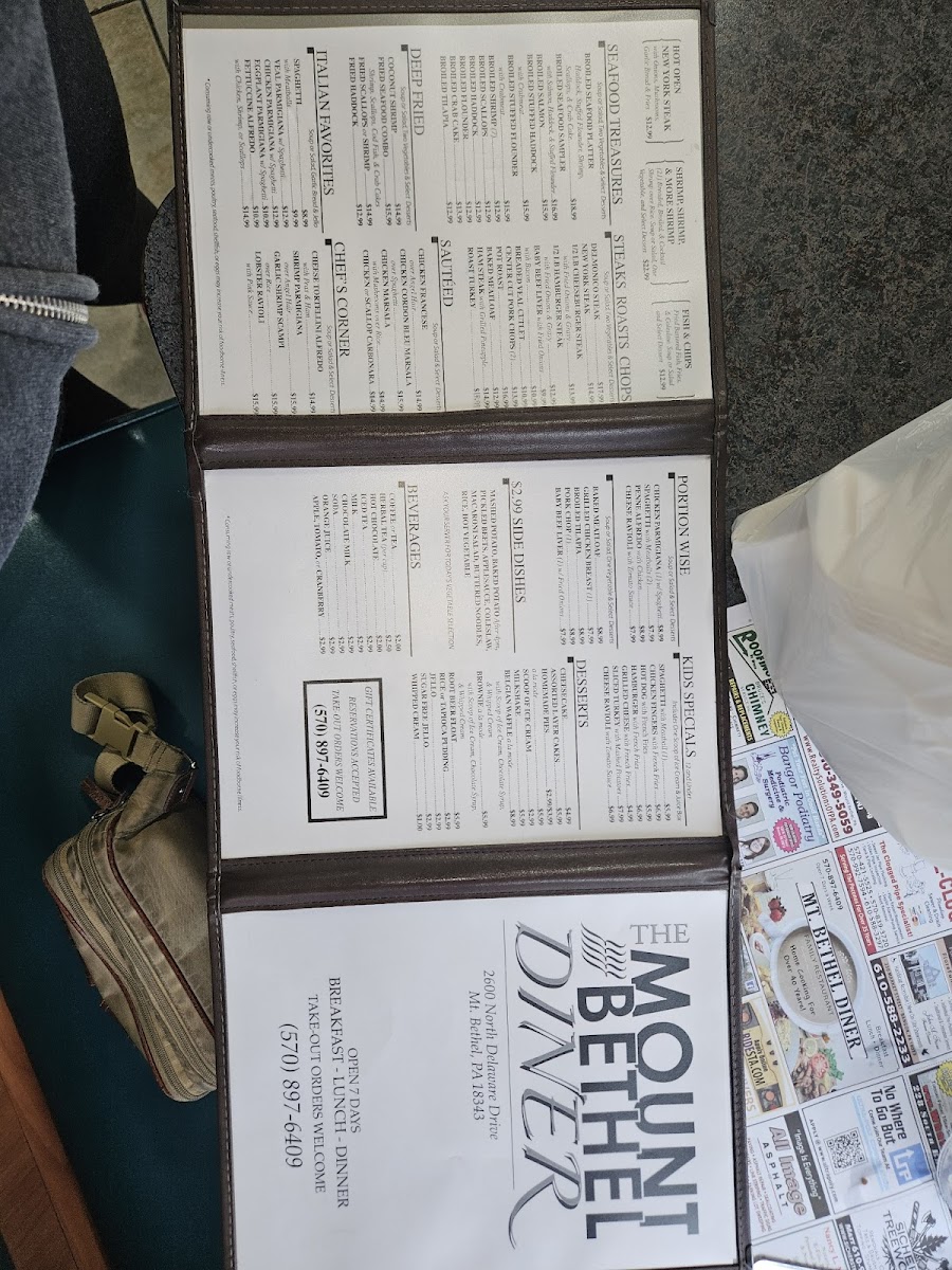 Mt Bethel Diner Menu - Image 6